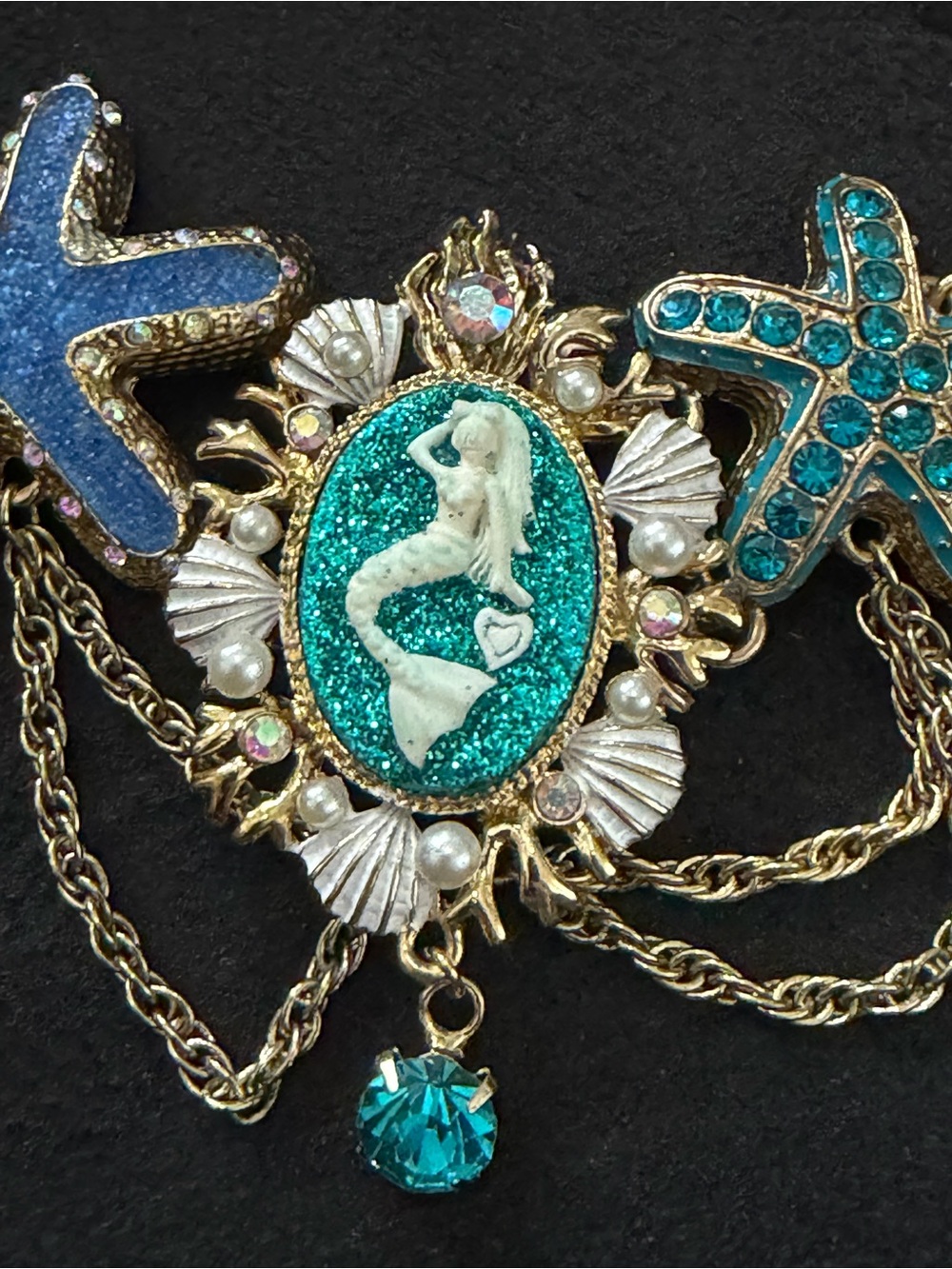 Extremely Rare Betsey Johnson Under The Sea Necklace